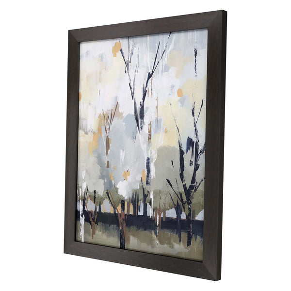 Lera Silversong Birch I Framed Art – Paynes Gray