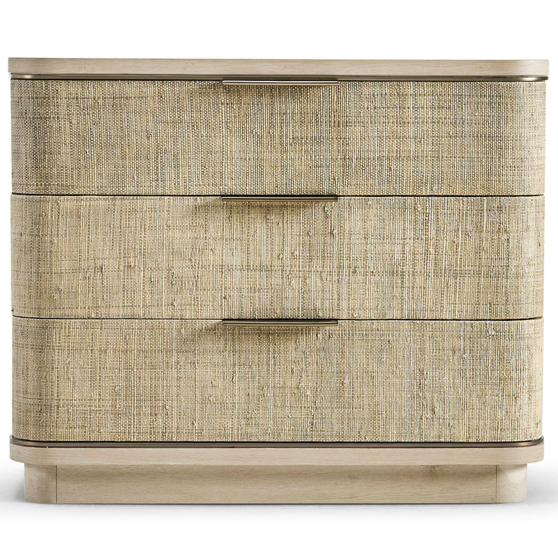 Jonathan Charles Water Seiche Woven Nightstand