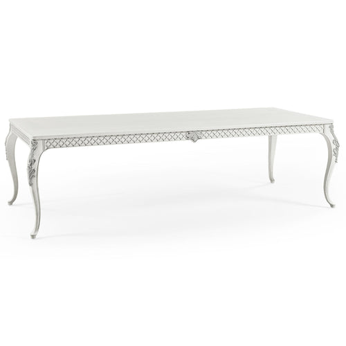 Jonathan Charles Inversion Lattice Leg Dining Table