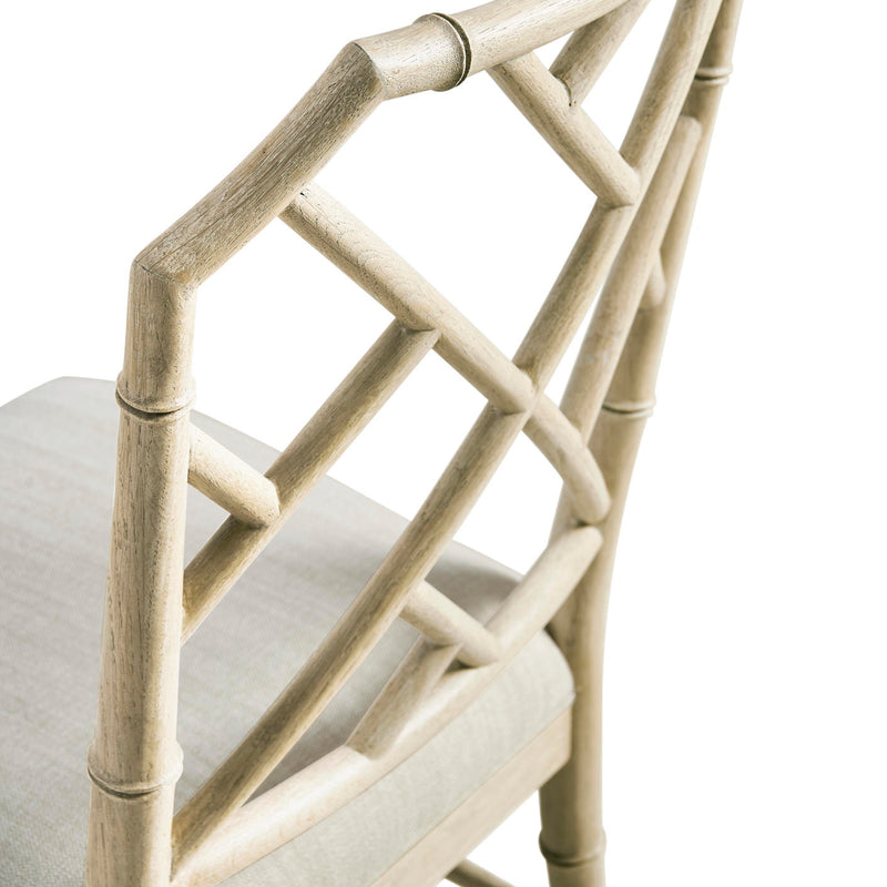 Jonathan Charles Timeless Saros Chippendale Bamboo Side Chair