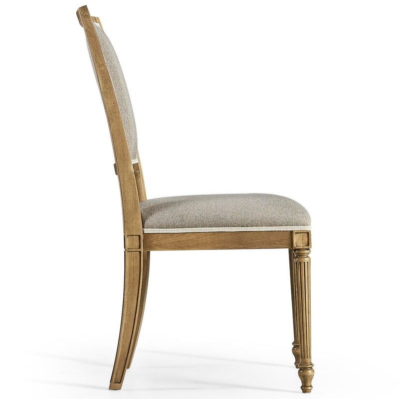 Jonathan Charles Timeless Flare Upholstered Flared Top Side Chair