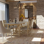 Jonathan Charles Timeless Sidereal French Laundry Stripped Oak Dining Table