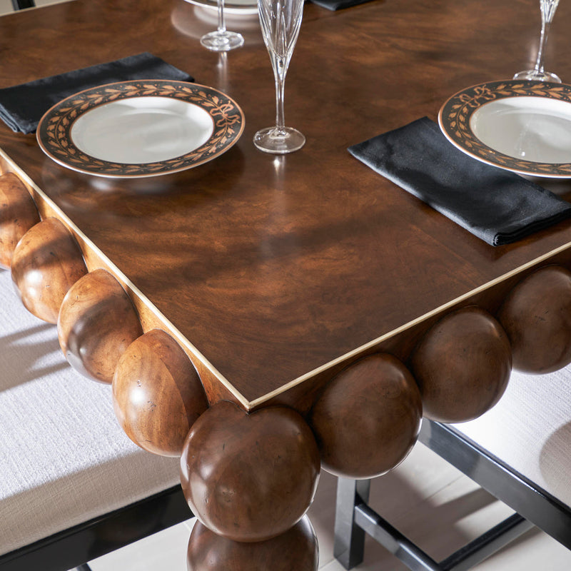 Jonathan Charles Orb Rectangular Dining Table