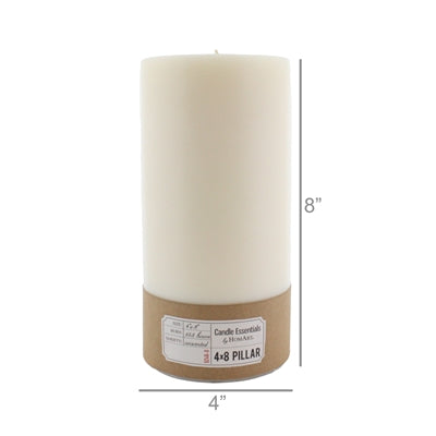 Ivory Pillar Candle Set of 2