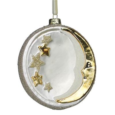 Moon & Star Ornament Set of 3