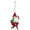 Dancing Santa Ornament Set of 3