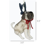 Bulldog Ornament Set of 3