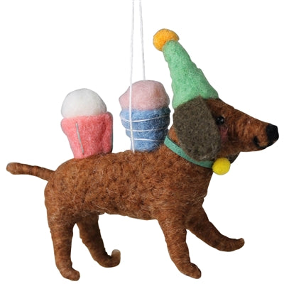 Dashshund Ornament Set of 3