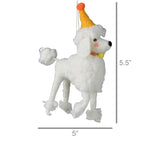 Poodle Ornament Set of 3