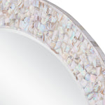 Currey & Co Uma Mother of Pearl Round Mirror