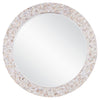 Currey & Co Uma Mother of Pearl Round Mirror