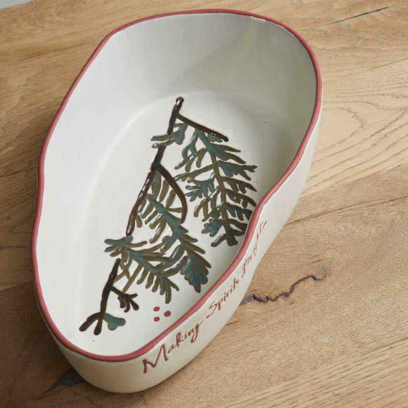 Evergreen Serving Dish