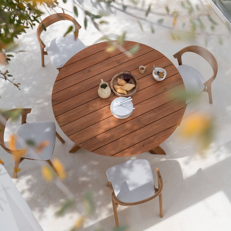 Ethnicraft Circle Outdoor Dining Table