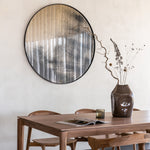 Ethnicraft Aged Round Wall Mirror