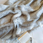 Fabulous Furs Siberian Fox Faux Fur Throw Blanket