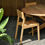 Ethnicraft Circle Outdoor Dining Table