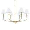 Forty West Barton Brass Chandelier