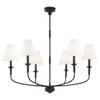 Forty West Barton Black Chandelier