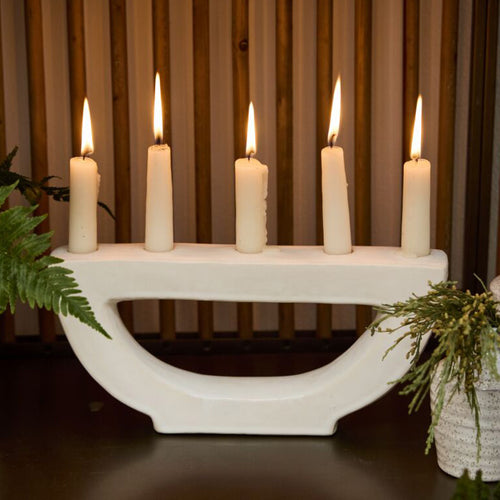 Halfmoon Candelabra Set of 2