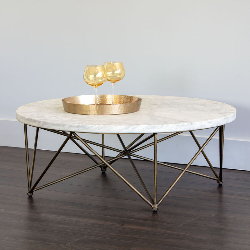 Sunpan Skyy Round Coffee Table