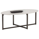 Sunpan Kiara Oval Coffee Table