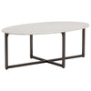 Sunpan Kiara Oval Coffee Table