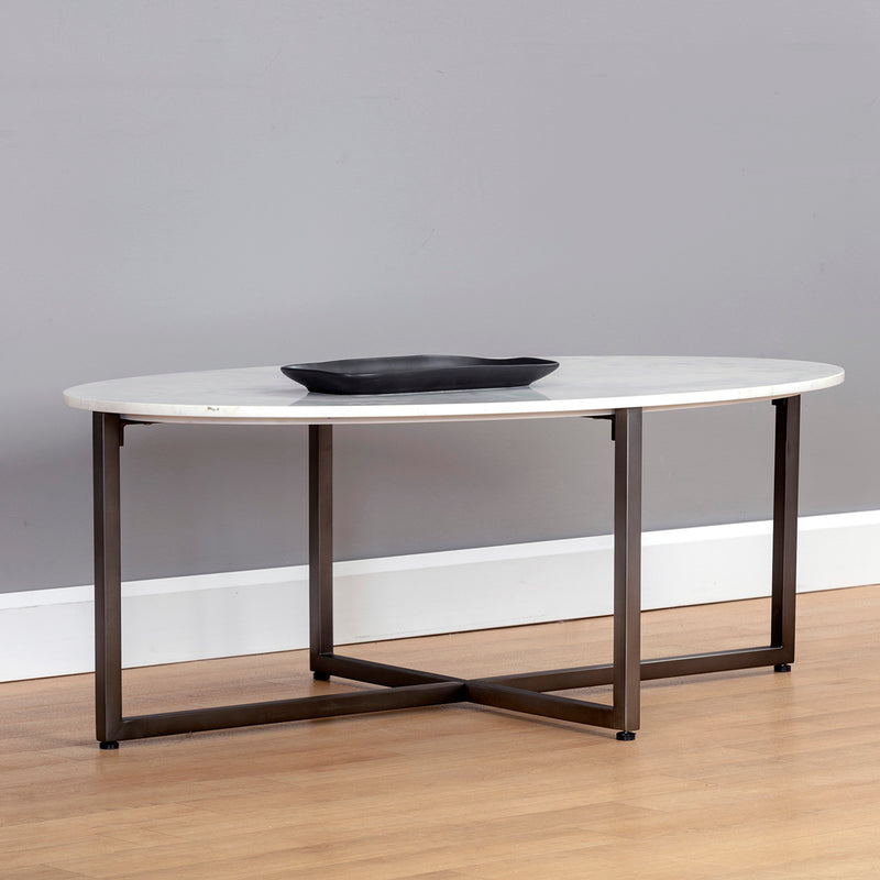 Sunpan Kiara Oval Coffee Table