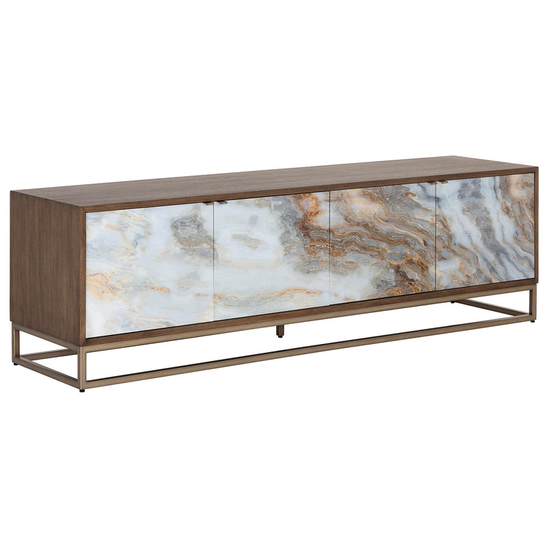 Sunpan Fuentes Media Console And Cabinet