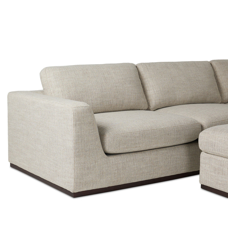 Four Hands Colt 3-Piece Sectional Sofa with Ottoman