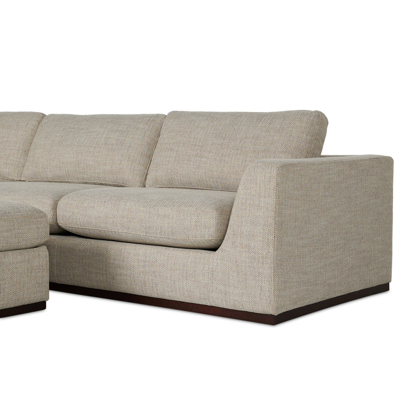 Four Hands Colt 3-Piece Sectional Sofa with Ottoman