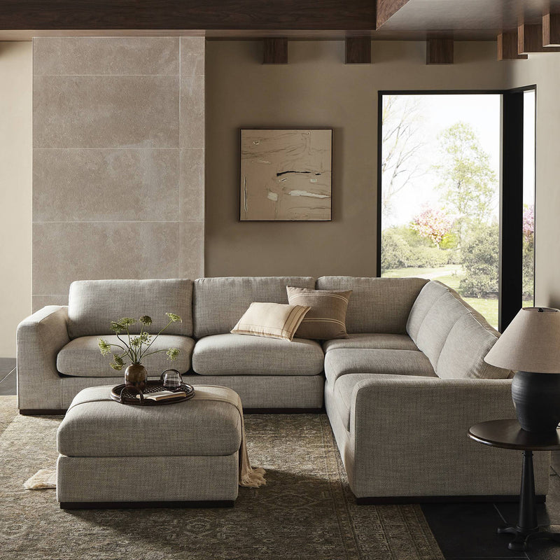 Four Hands Colt 3-Piece Sectional Sofa with Ottoman