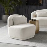 Sunpan Soraya Swivel Armless Chair