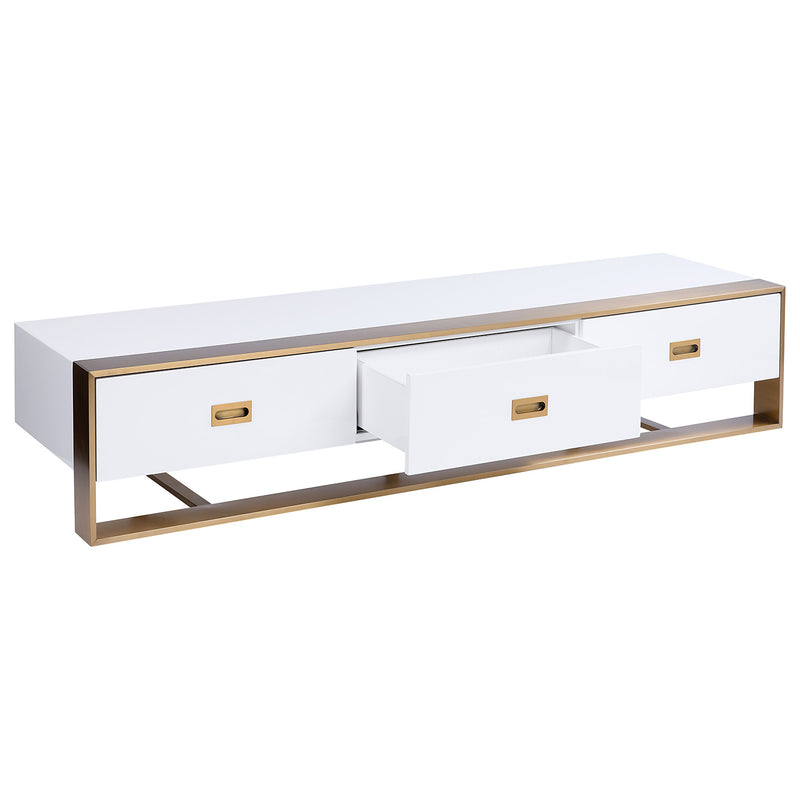 Sunpan Brielle Media Console and Cabinet - Final Sale