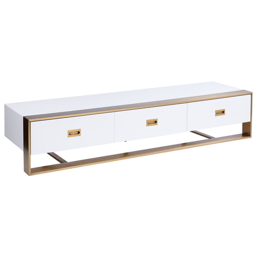 Sunpan Brielle Media Console and Cabinet - Final Sale