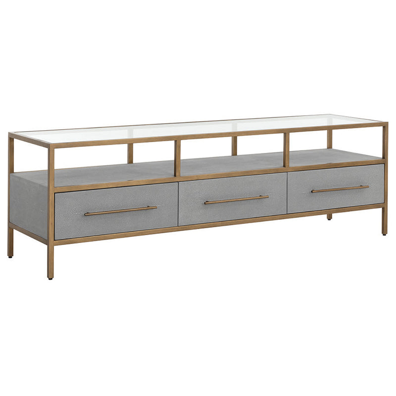 Sunpan Venice Media Console and Cabinet - Final Sale