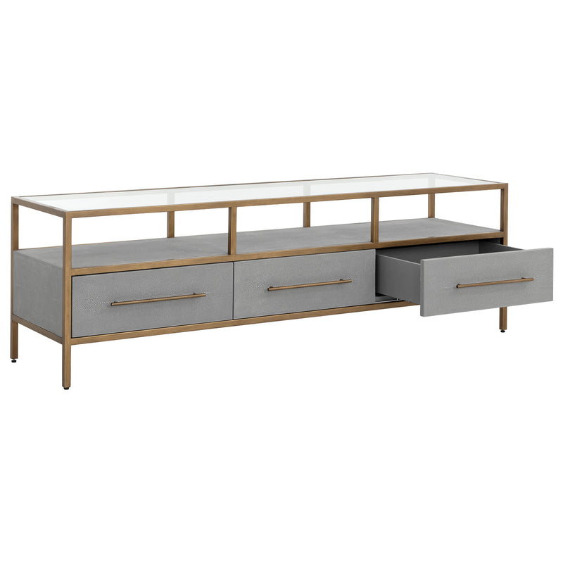 Sunpan Venice Media Console and Cabinet - Final Sale