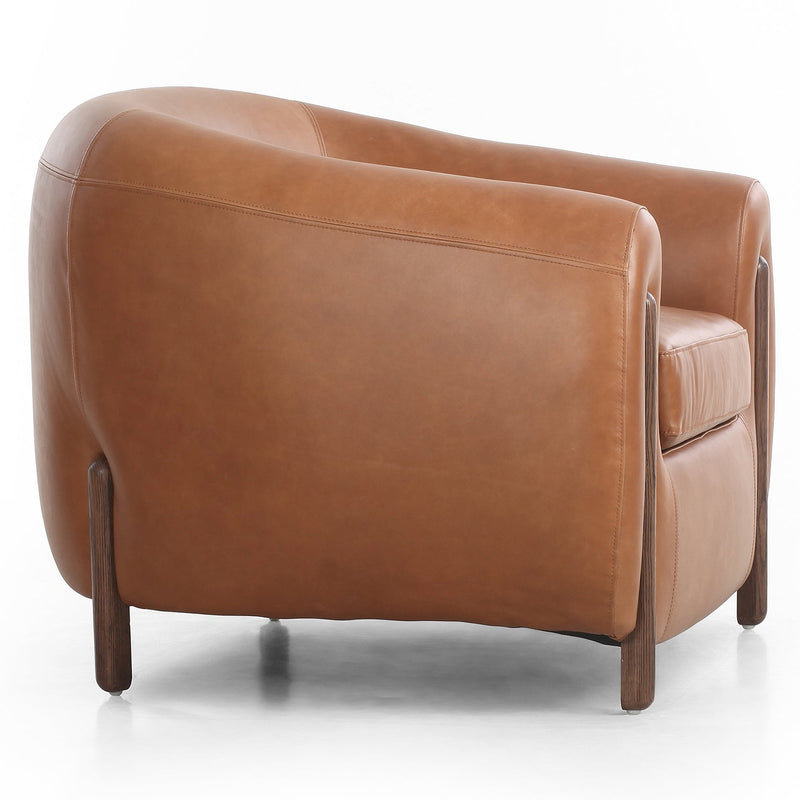 Four Hands Leather Lyla Chair