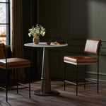 Four Hands Benton Leather Bar Stool Set of 2