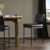 Four Hands Benton Leather Bar Stool Set of 2