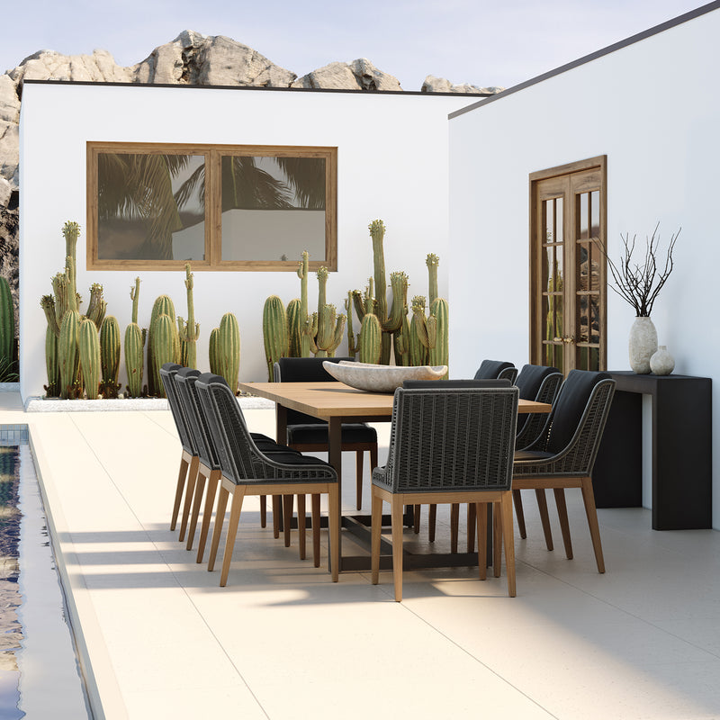 Sunpan Geneve Outdoor Extension Dining Table