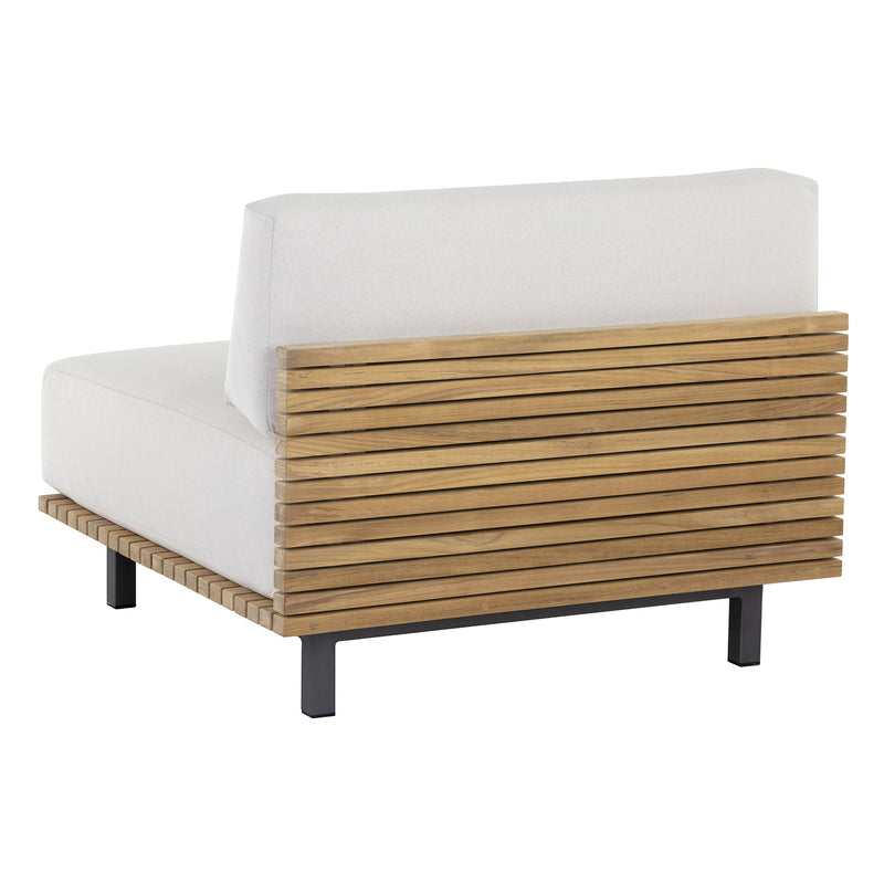 Sunpan Geneve Outdoor Modular Armless Chair