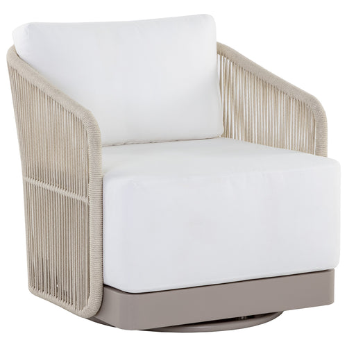 Sunpan Allariz Outdoor Swivel Armchair