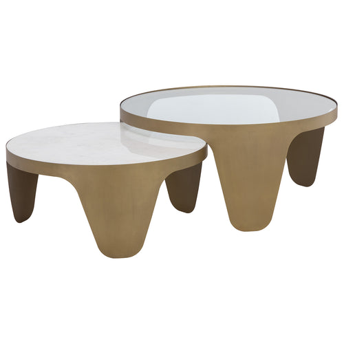 Sunpan Mysaria Nesting Coffee Table Set Of 2