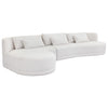 Sunpan Laken Chaise Sectional Sofa