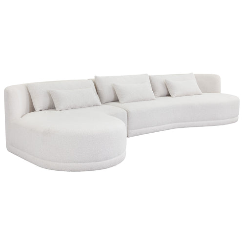 Sunpan Laken Chaise Sectional Sofa