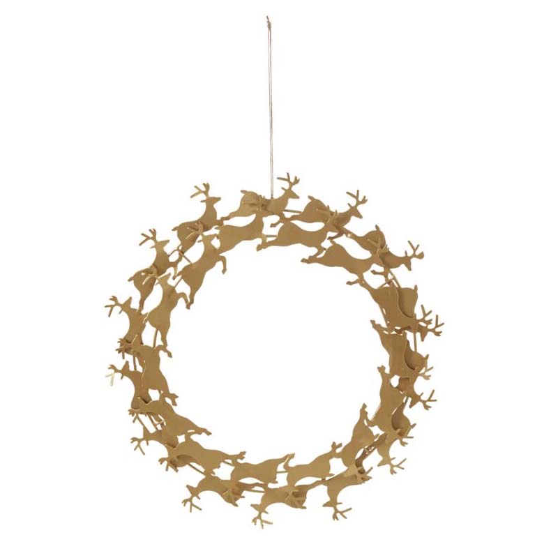 Leaping Deer Wreath