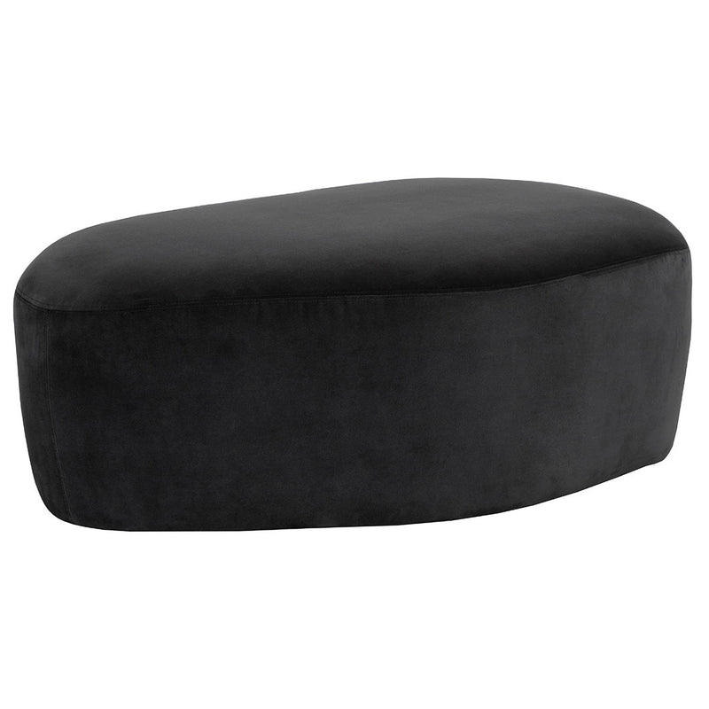 Sunpan Soraya Shadow Gray Ottoman