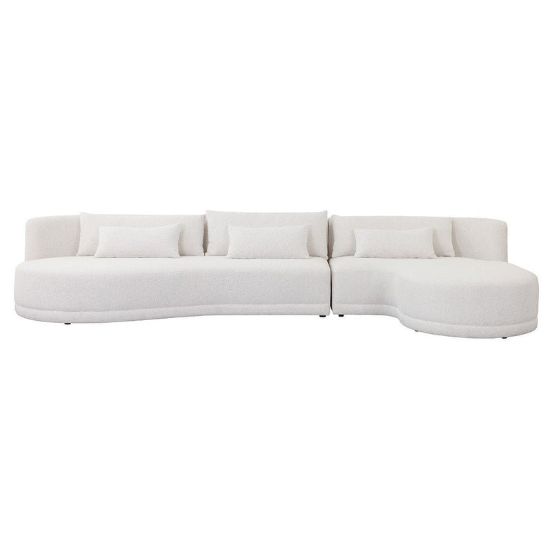 Sunpan Laken Chaise Sectional Sofa