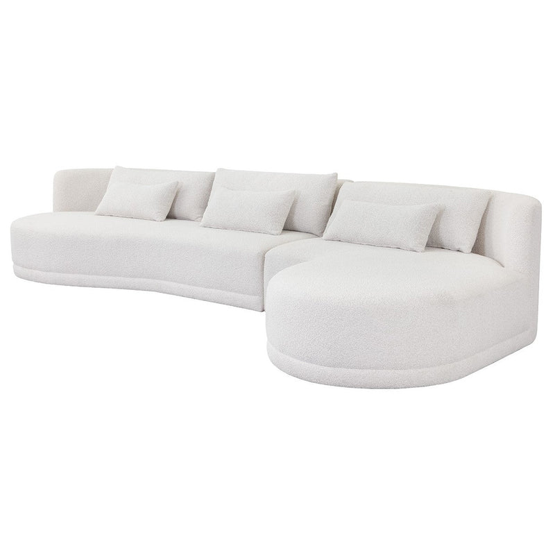 Sunpan Laken Chaise Sectional Sofa