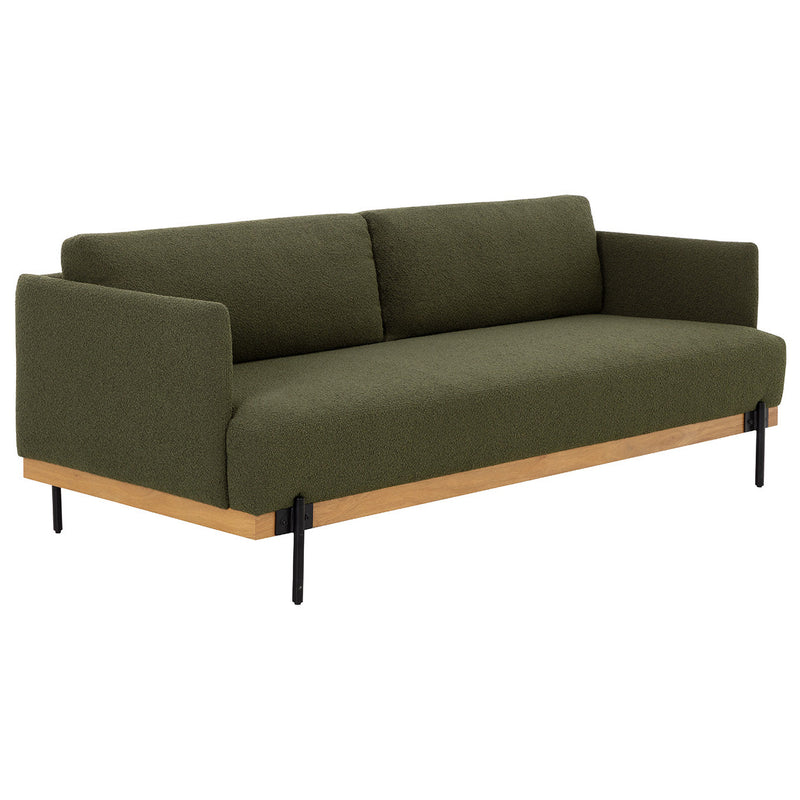 Sunpan Saul Copenhagen Olive Sofa